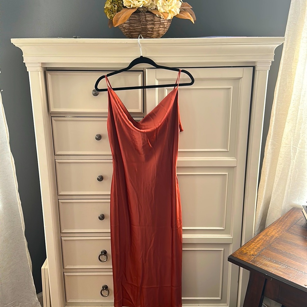 Cyprus Dress- Rust